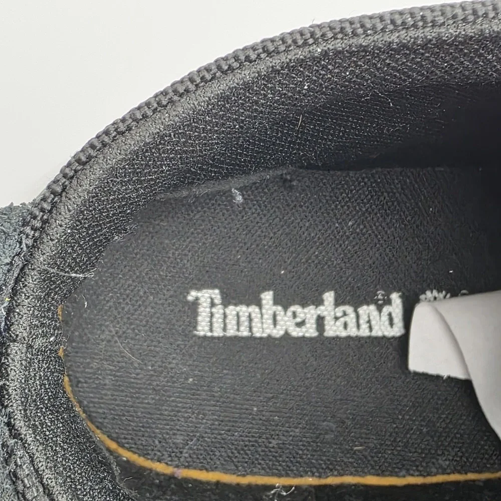 Timberland Mens Davis Square Chukka Black‎ Nubuck Shoes Sneakers Size 11.5 US